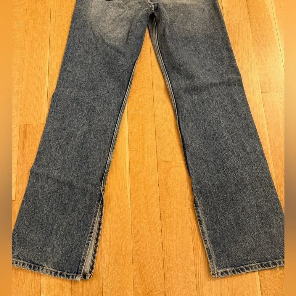 Classic Blue Women's Jeans with slit from Zara